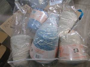 6 Cones 4-Ply Cotton Yarn.