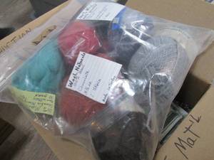 Assorted Skeins of Yarn.