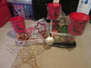 Assorted Chrismas Decor.