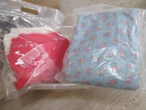 2 Bags of Quilting Material.
