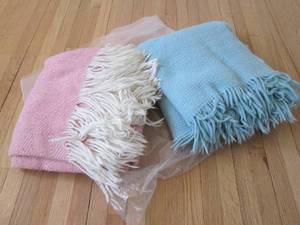 2 Faribo Woolen Throws