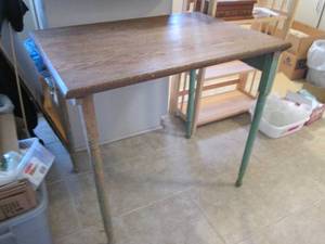 Vintage Wood Foldin Table