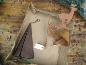 Cast Iron Wall mounted deer bell