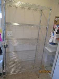 5-tier heavy duty metal bakers rack.
