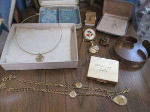 Collection of assorted costume jewelry