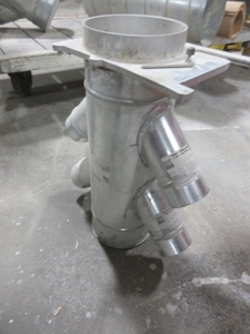 lot 227 image: SPIRAL MFG. DUST COLLECTION MANIFOLD - NEW