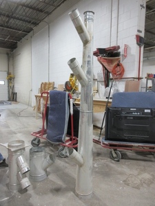 lot 229 image: SPIRAL MFG. DUST COLLECTION MANIFOLD - NEW