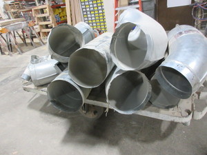 lot 230 image: SPIRAL MFG. DUST COLLECTION TUBING