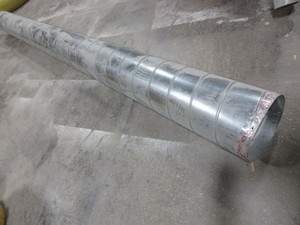lot 231 image: SPIRAL MFG. DUST COLLECTION TUBING