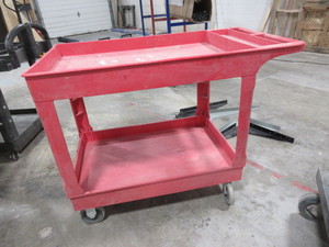 lot 249 image: RED U-LINE UTILITY CART