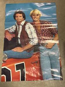 lot 45 image: 1979 Dukes of Hazzard Poster 21x31 Inches