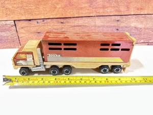 lot 51 image: Tonka Horse Semi Trailer (rare brown)