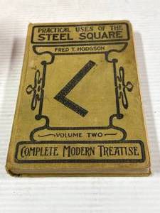 lot 58 image: 1927 Practical Uses of Steel Square Book