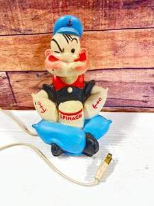 lot 64 image: 1959 Popeye Antique Night Light