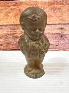 lot 66 image: Cast Iron Middy Bank (damage) 5 Inches Tall