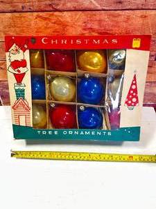 lot 78 image: Lot of 12 Antique Fantasia Christmas Ornaments