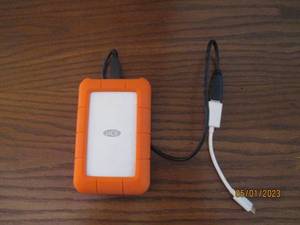 lot 148 image: LaCie Rugged mini external hard dri...
