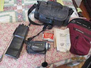 lot 155 image: Sony Handheld Video handycam Camcor...