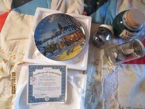 lot 233 image: John Deere collector plate, Vegas m...