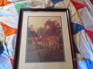 lot 241 image: Framed and matted print of with wil...