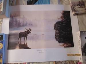 lot 249 image: Reflections-Moose signed and numb...