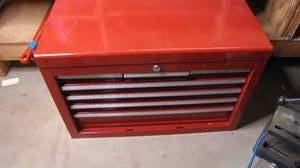 lot 51 image: craftsman toolbox with drawers.