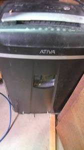 lot 55 image: paper shredder ativa model 20ca02