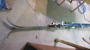 lot 59 image: nor mark cross country skis