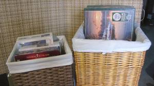 lot 65 image: 2 basket full of puzzles some brand...