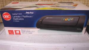 lot 71 image: laminator nib...