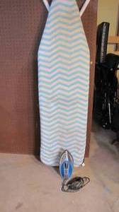 lot 77 image: ironing board and iron...