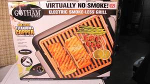lot 85 image: Gotham electric smokeless grill...