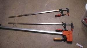lot 100 image: 3 3ft gluing clamps...