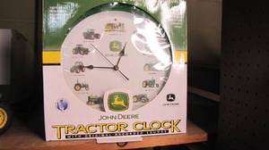 lot 273 image: John deer clock...