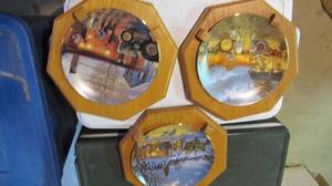 lot 277 image: 3 John deer collector plates...