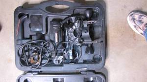 lot 288 image: craftsman hand held dremel...