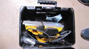 lot 289 image: Dewalt hand held planer...
