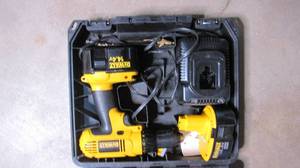 lot 291 image: Dewalt drill with extra battery...