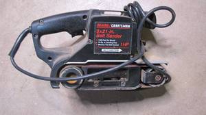 lot 305 image: craftsman 3 x 21 in belt sander...