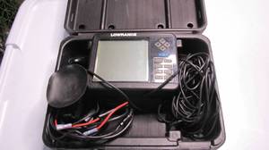 lot 309 image: Lowrance x85 depth finder...