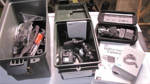 lot 315 image: go pro dash camara outfit...