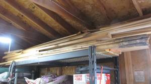lot 4 image: Huge pile of lumber.