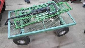 lot 7 image: garden wagon with sides...