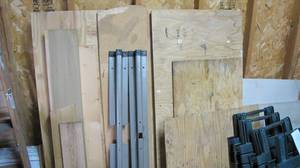 lot 392 image: misc plywood...