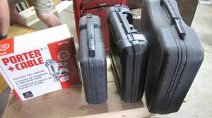 lot 393 image: 4 porter cable nailers...