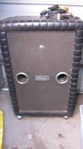 lot 398 image: Giant speaker with cables...