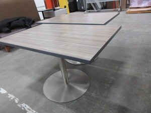 lot 211 image: LAMINATE TOP CAFETERIA STYLE TABLES