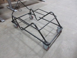 lot 104 image: STACKING CHAIR TRANSPORT CART