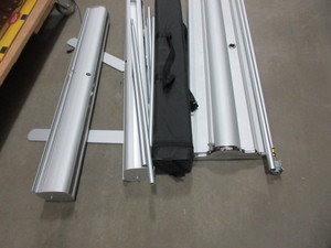 lot 136 image: TRADE SHOW RETRACTABLE BANNERS