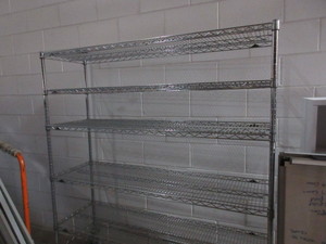 lot 163 image: METRO WIRE SHELF UNIT